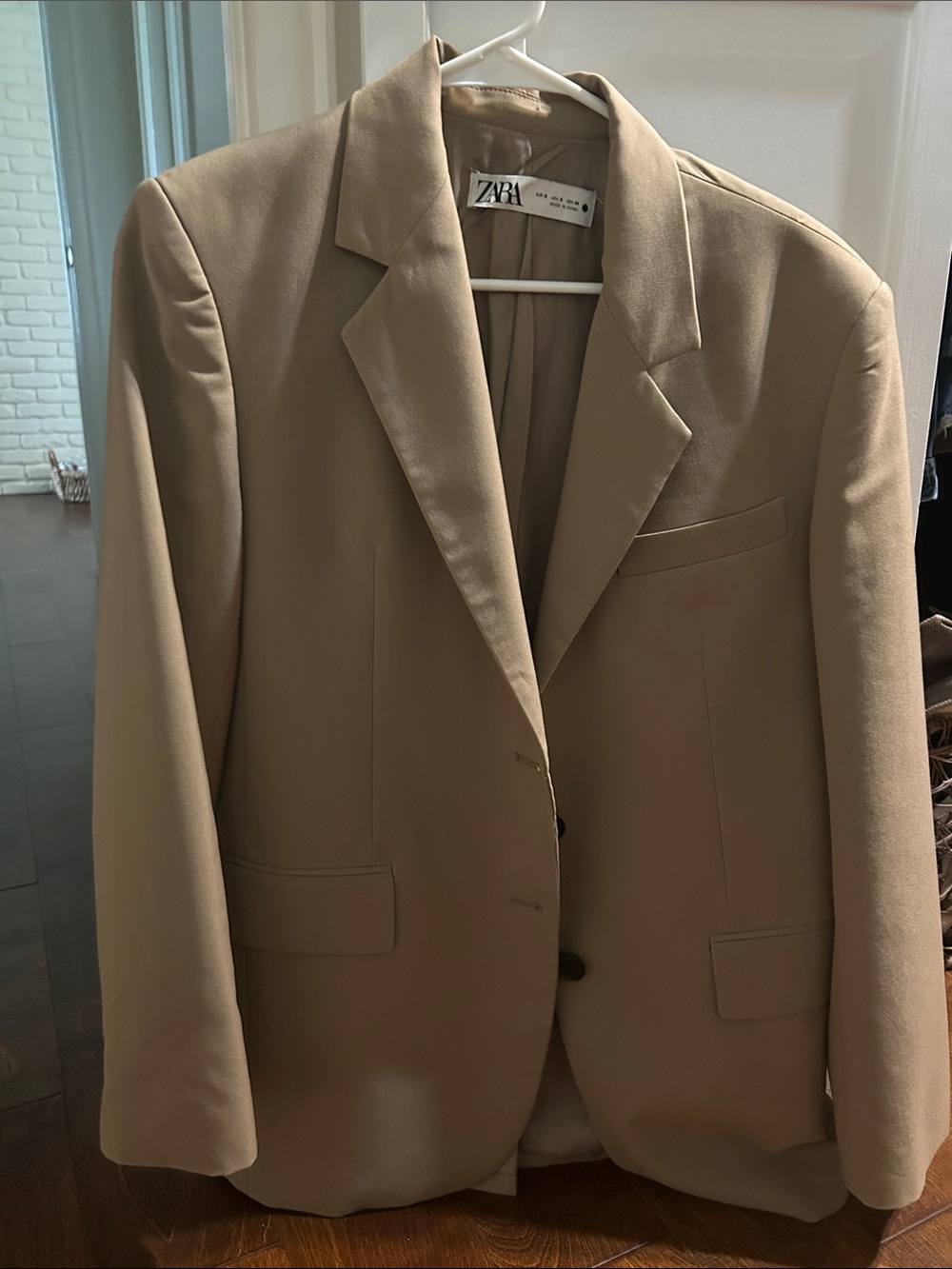 Zara khaki blazer Small